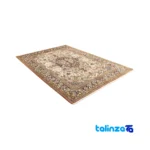 Khorasan Handwoven Carpet - Traditional Design room styling and scale (In-room view)