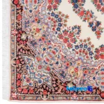 Room setting of C Persia Handwoven Rug Elegant Design floor placement example
