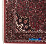 Persia Handwoven Carpet Red Luxurious Design room styling and scale (In-room view)
