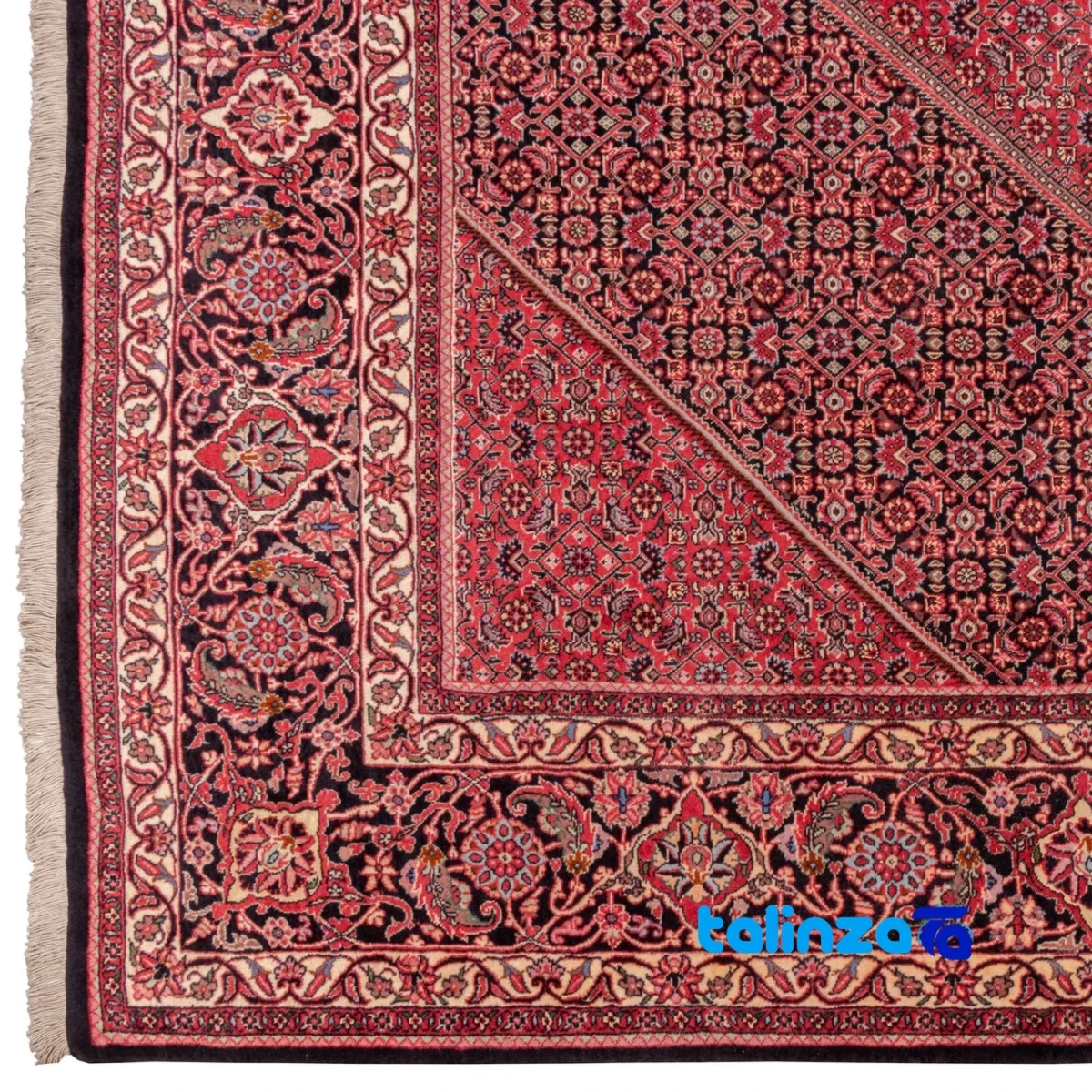 In-room view of C Persia Handwoven Rug Captivating Design 358 x 249 room styling and scale