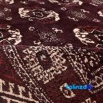 Turkmen Handwoven Carpet NKP.TO.32 Unique Design - In-room view showing room styling and scale