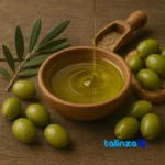 Exir Extra Virgin Olive Oil Organic 1650 grams profile and structure (Side view)
