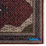 Room setting of Persia Handwoven Carpet Luxurious Red Design floor placement example