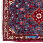 Si Persia Handwoven Runner Rug Elegant Blue room styling and scale (In-room view)