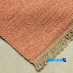 In-room view of Moroccan Handwoven Carpet Peach room styling and scale
