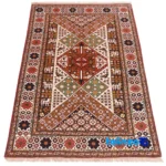 Cypress Persian Handwoven Rug Model 179858 Cream - In-room view showing room styling and scale