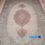 Handwoven Fish Design Carpet AA floor placement example (Room setting)