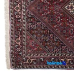 In-room view of Persia Handwoven Rug Traditional Design Red room styling and scale