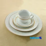 Zarin Iran Hadiye Dinnerware Set Elegant Design - Side view showing profile and structure