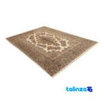 In-room view of Karaman Handwoven Rug Elegant Design room styling and scale
