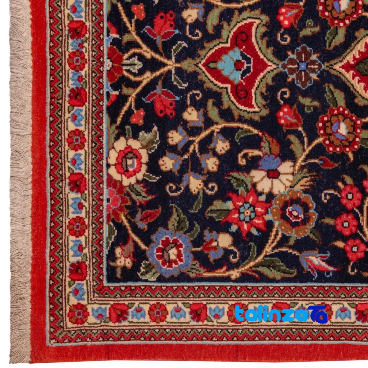 Side view of Si Persia Handwoven Runner Unique Design 199x51x1 cm profile and structure