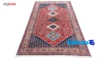 In-room view of Si Persia Handwoven Carpet Red Elegant Design room styling and scale