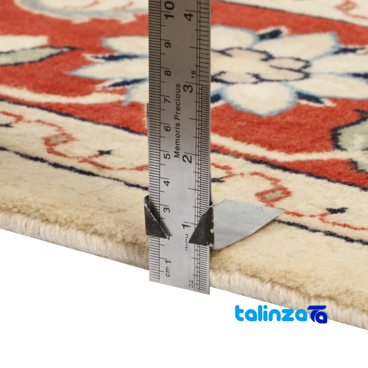 Si Persia Handwoven Rug Model 705530 Cream Background room styling and scale (In-room view)