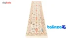 Cypress Handwoven Runner Rug Geometric Design Cream - In-room view showing room styling and scale