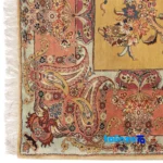 C Persia Handwoven Rug Elegant Floral Design - Room setting showing floor placement example