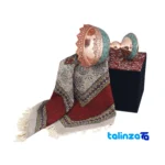 Side view of Ferooz Gift Set Elegant Turquoise Inlay Design profile and structure