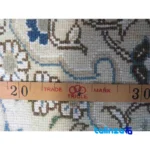 Nain Handwoven Carpet Cream Rectangular Design 155x98x0. - Room setting showing floor placement example