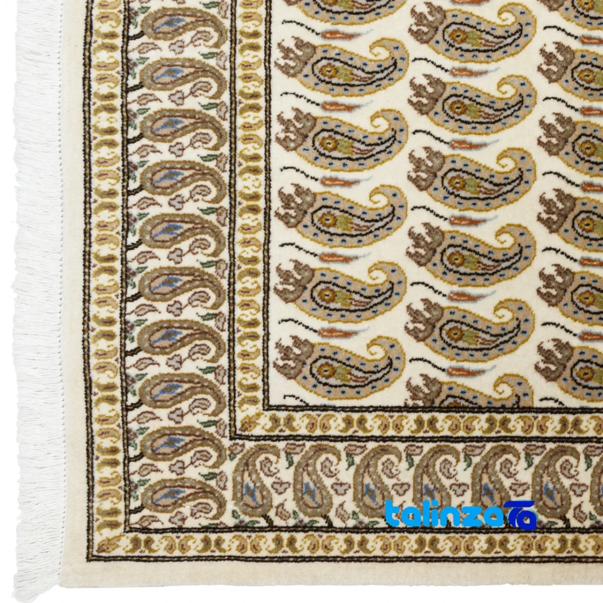 Si Persia Handwoven Runner Unique Design 202x81x1 cm - Side view showing profile and structure