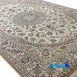 Nain Handwoven Carpet Lajak Toranj Design - Room setting showing floor placement example