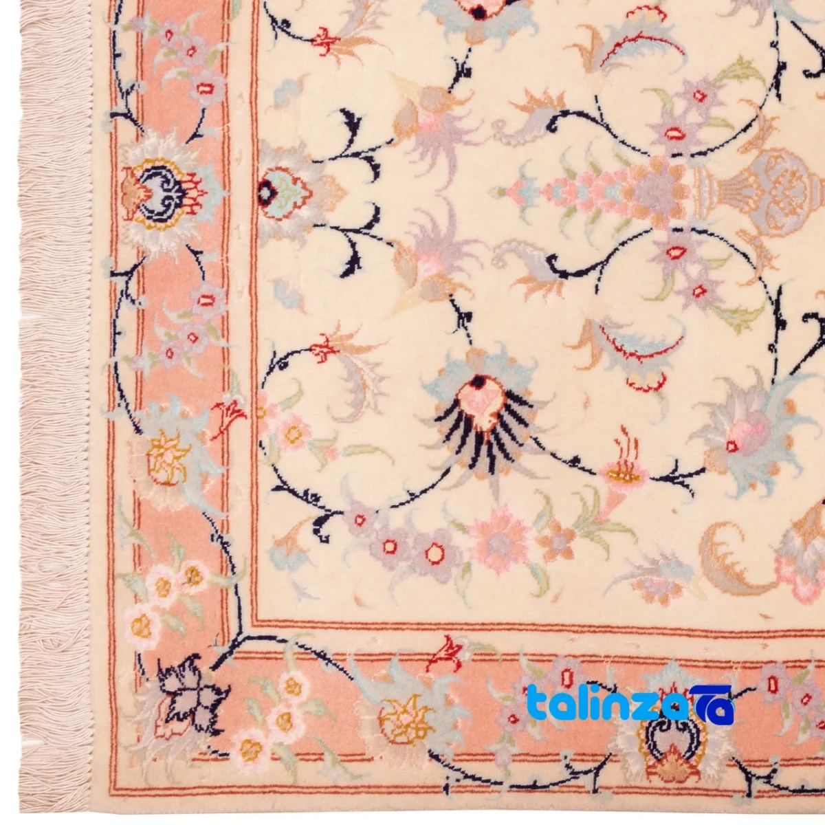 Cypress Persian Handwoven Runner Rug Cream 280x77x1 cm floor placement example (Room setting)