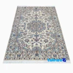 Hirad Handwoven Area Rug Elegant Design - In-room view showing room styling and scale