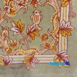 In-room view of Handwoven Persian Rug Rectangular Traditional Design room styling and scale