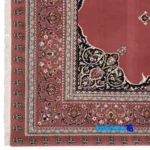 C Persia Handwoven Area Rug - Rich Copper Design - In-room view showing room styling and scale