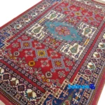 Room setting of Qashqai Handwoven Carpet Traditional Design floor placement example