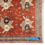 Si Persia Handwoven Carpet Rectangular Luxurious Red room styling and scale (In-room view)