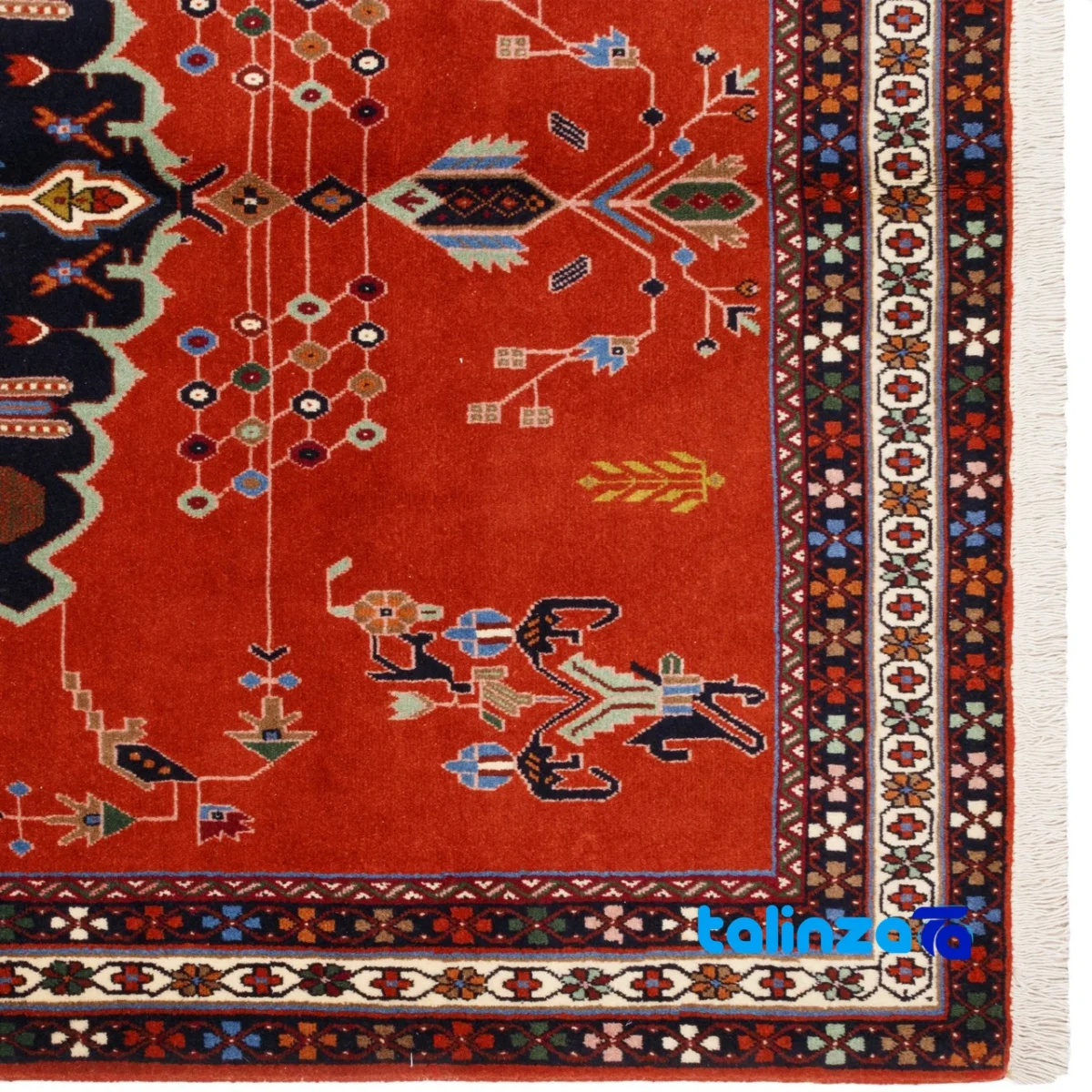 C Persia Handwoven Rug Stunning Design room styling and scale (In-room view)