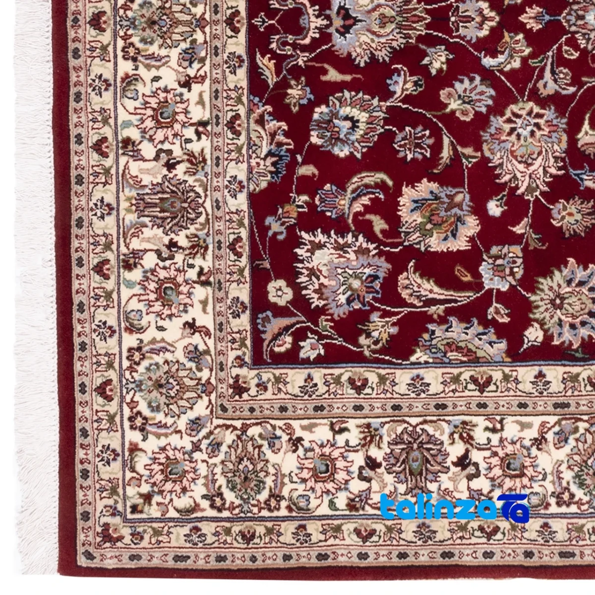 Cypressia Handwoven Area Rug Luxurious Design Hand washable room styling and scale (In-room view)