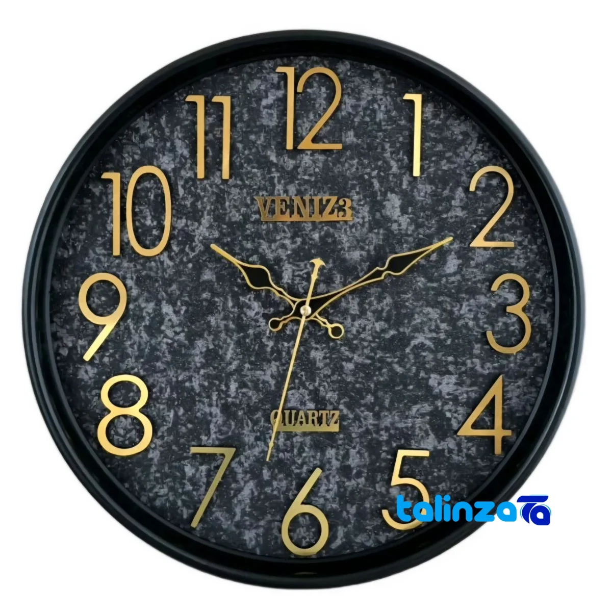 Venice Quartz Wall Clock - Lifestyle shot showing room decoration context