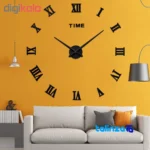 DekoShop Wall Clock FT-U20 Unique Design Plastic - Detail view showing movement and rear mount