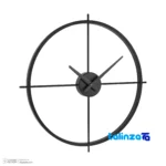 Lifestyle shot of Elegant Wall Clock Model 0044 room decoration context