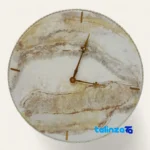 Resini Wall Clock Analog Numeric Display Feature room decoration context (Lifestyle shot)