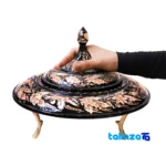 HQ Copper Candy Dish Diamond Cut Design - Top view showing package opening