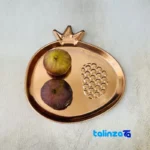 ZH351 Copper Plate Pomegranate Design profile and structure (Side view)