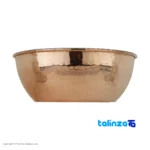 Zanjan Copper Bowl Set - Hand-Hammered Elegance - Side view showing profile and structure