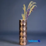 Zanjan Copper Vase 3D Model - Side view showing profile and structure