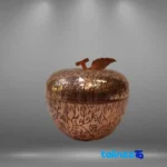 ZH224 Copper Apple-Shaped Candy Dish profile and structure (Side view)