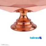 Zanjan Copper Candy Dish Handcrafted Design profile and structure (Side view)