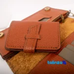 Front view of Atar Leather Gift Set A12 Premium Quality saffron grade and packaging