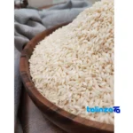 Front view of Himeh Anbarboo Rice Premium White pack label and ingredients