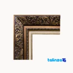 Front view of Rostan Handwoven Tapestry Miniature Art design and key details