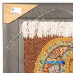 Front view of C Persia Handwoven Tapestry Flower Design and key details