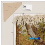 Top view of Si Persia Handwoven Tapestry Autumn Landscape Art pattern and color tone