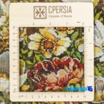 Top view of Si Persia Handwoven Tapestry Floral Design pattern and color tone