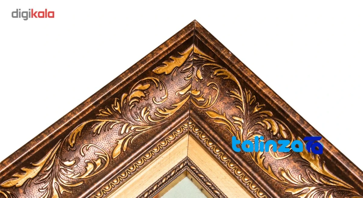 Top view of TDJ Handwoven Carpet Wall Art Unique Design pattern and color tone