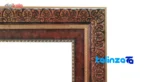 Top view of Negar Razavi Brand Machine-Woven Tapestry Floral Design pattern and color tone