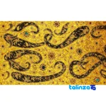 Top view of Jewel Wall Carpet Paisley 15000 grams pattern and color tone